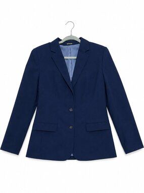 SuitShop Brilliant Blue Women's Stretch Suit Blazer Jacket Size 6 Long 6L